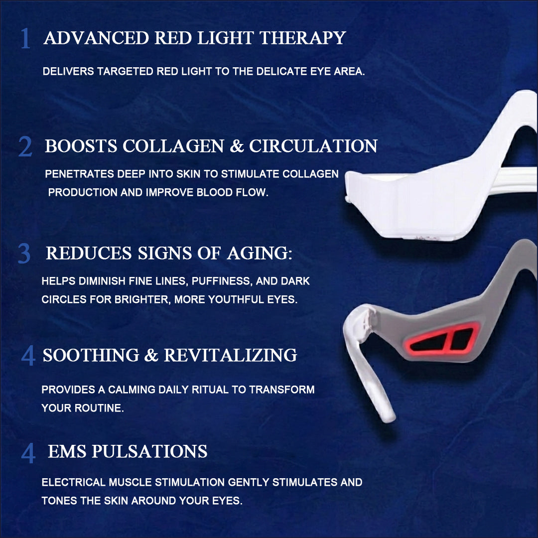 Dark Circles Red Light Glasses